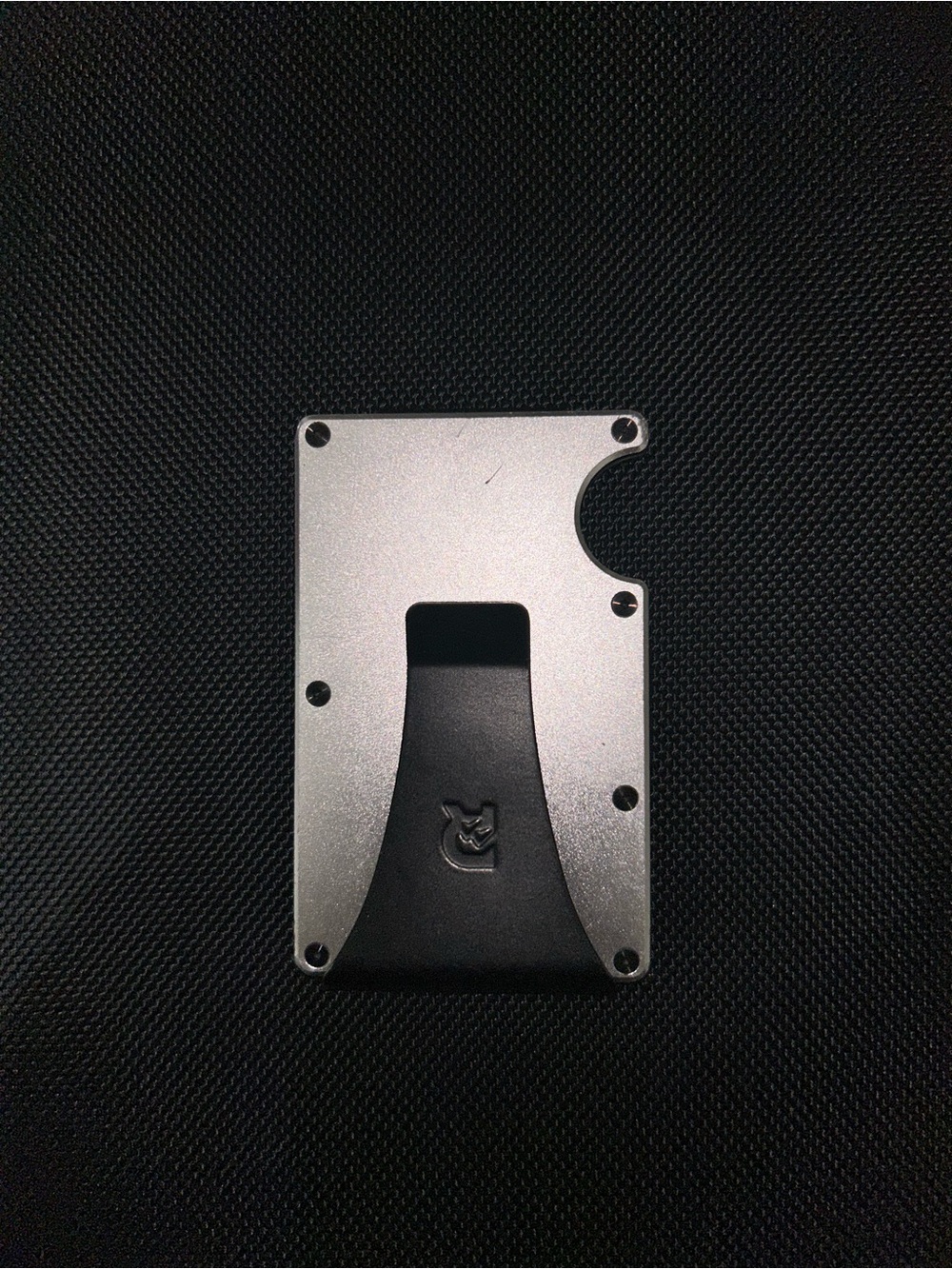 The Ridge Olive Green & Silver Minimalist Money Clip Wallet - The Ridge - Picture 4 of 6